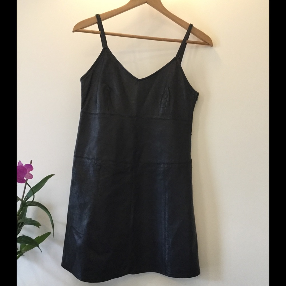 Vintage Italian Leather Dress